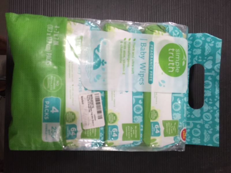 Photo 2 of Simple Truth™ Fragrance Free Baby Wipes
4 PACK