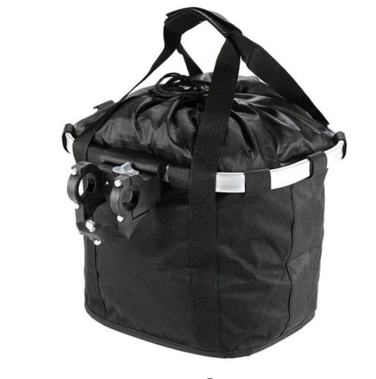 Photo 1 of Bike Detachable Basket Bicycle Front Pet Carrier Front Bag Aluminum Alloy Frame Pet Basket New Pet Supplies
