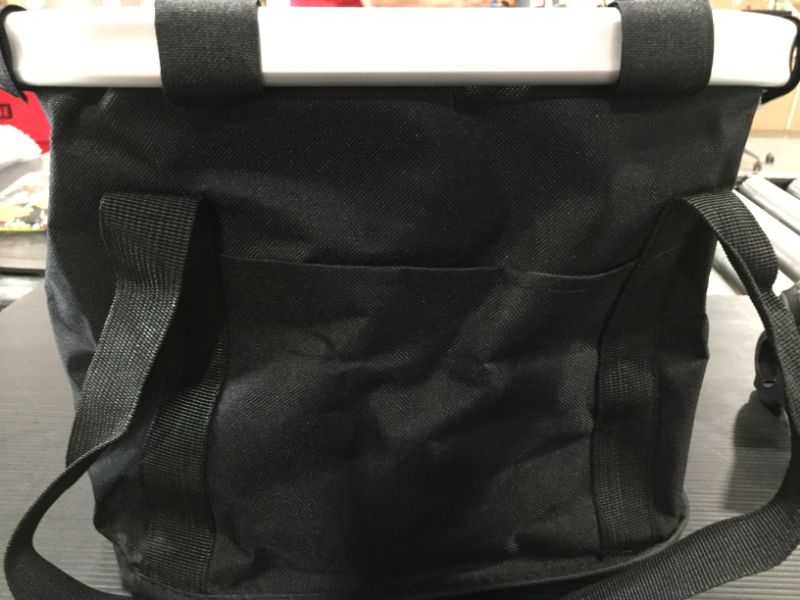 Photo 1 of Bike Detachable Basket Bicycle Front Pet Carrier Front Bag Aluminum Alloy Frame Pet Basket New Pet Supplies
