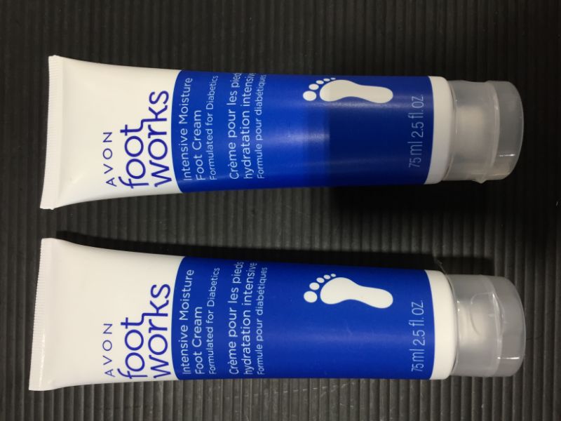 Photo 2 of Avon Foot Works Intensive Moisture Foot Cream 2 PACK