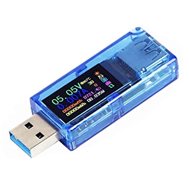 Photo 1 of MakerHawk USB 3.0 Tester, USB Power Meter, 3.7-30V 0-4A Voltage Tester Multimeter, USB Current Meter Tester, IPS Color Display Voltmeter Ammeter, USB Charger Tester AT34
