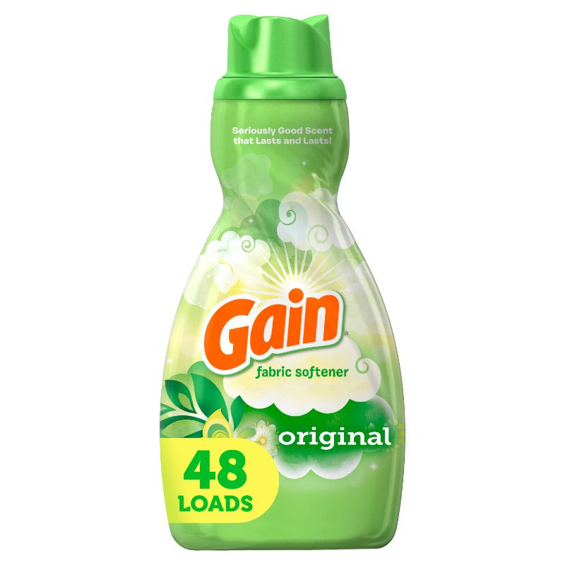 Photo 1 of Gain Original, 48 Loads Liquid Fabric Softener, 41 Fl Oz
