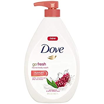 Photo 1 of Dove Go Fresh Body Wash Pomegranate & Lemon Verbena 34 Fl Oz / 1 L
