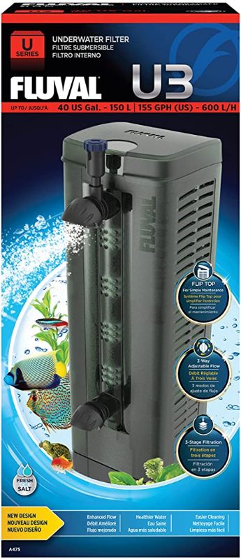 Photo 1 of Fluval U3 Underwater Filter, Freshwater and Saltwater Aquarium Filter, A475
