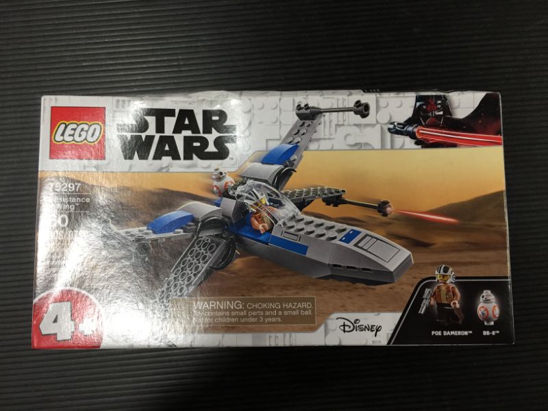 Photo 2 of LEGO Star Wars Resistance X-Wing 75297 Poe Dameron Starfighter Building Toy (60 Pieces)
