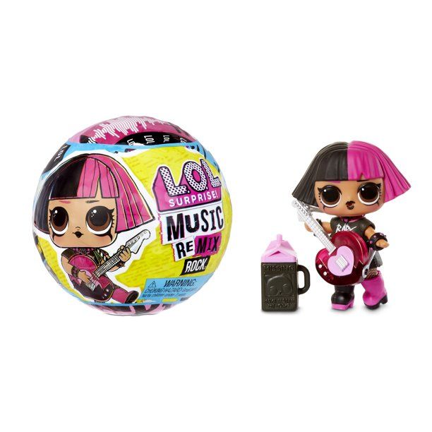 Photo 1 of 2 Pack-  LOL Surprise Remix Rock Dolls Lil Sisters with 7 Surprises Including Instrument