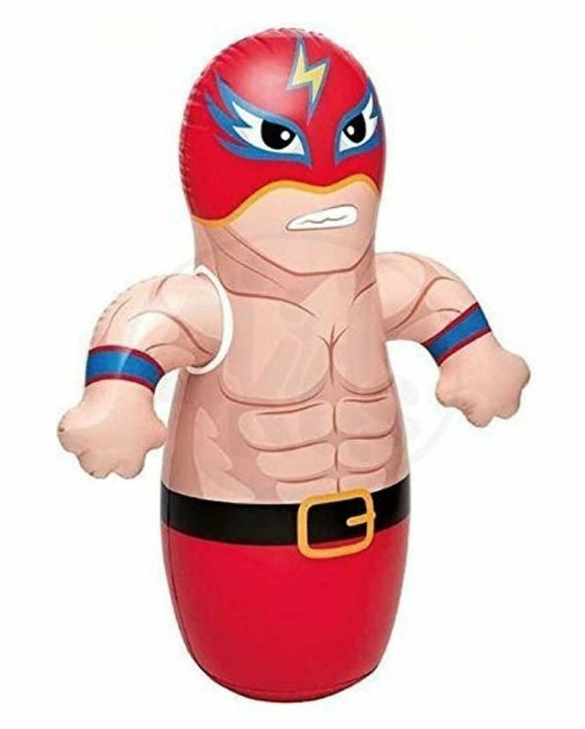 Photo 1 of INTEX 3D Bop Bag Wrestler - Inflatable Blow Up Punching Bag Toy Gift Kids Fun
