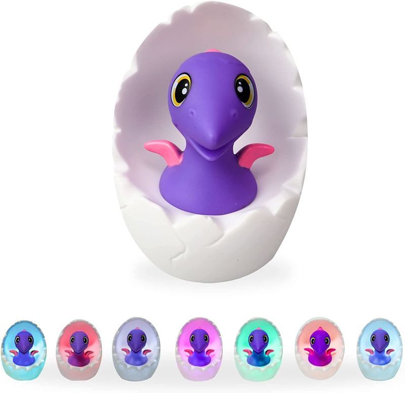 Photo 1 of Motiloo Dinosaur Night Light,Night Lights for Kids Bedroom-Cute Christmas Dinosaur Egg Night Lights,Gifts for Kids 1 PACK FACTORY SEALED
