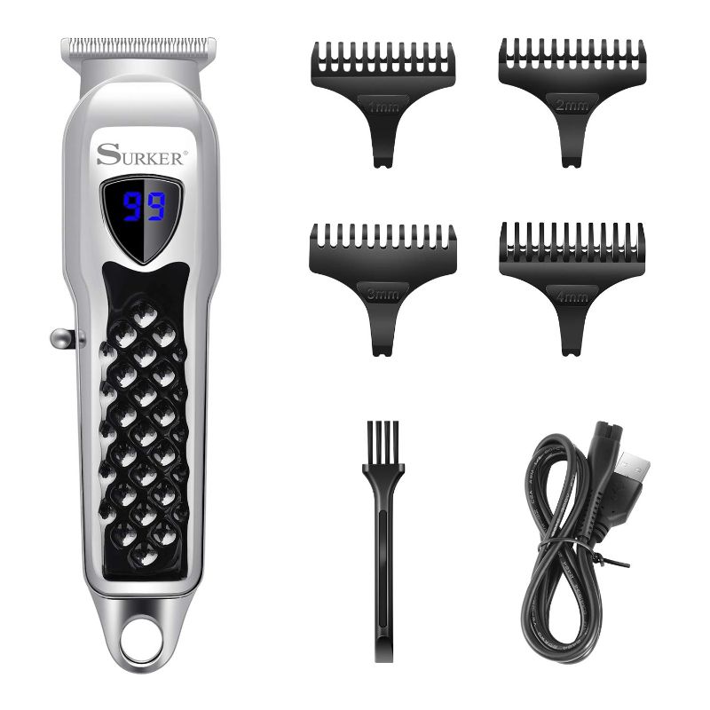 Photo 1 of SURKER Electric Pro Hair Clippers Hair Trimmer Hair Cutting Grooming Kit Close Cutting Trimmer Hair Shaver for Men Head Clipper Rechargeable Cordless
