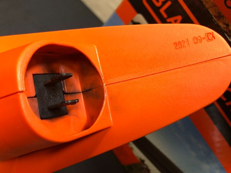 Photo 1 of BLACK+DECKER Electric Leaf Blower, 7-Amp (Box damaged but item inside it's good condition)