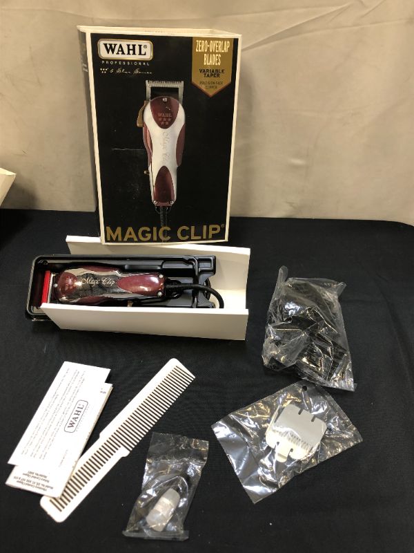 Photo 2 of Wahl Professional 5 Star Magic Clip Precision Fade Clipper with Zero Overlap Blades, Variable Taper Lever, and Texture Settings for Professional Barbers and Stylists - Model 8451
