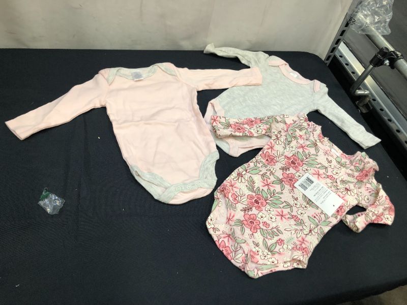 Photo 1 of baby girl bodysuits long sleeve size 0-3M 