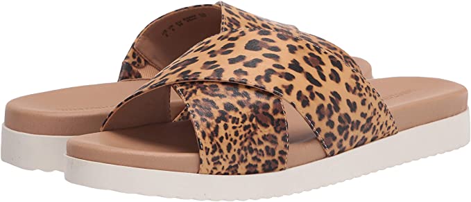 Photo 1 of -SIZE 7.5- Amazon Essentials Women's Criss Cross Sport Sandal (Leopard Print)
