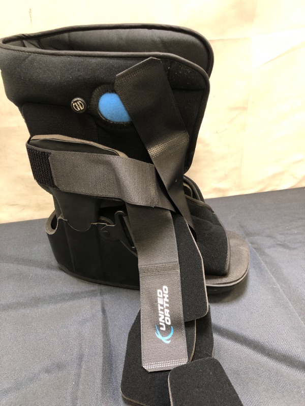 Photo 2 of -SIZE MEDIUM- United Ortho Short Air Cam Walker Fracture Boot, Black

