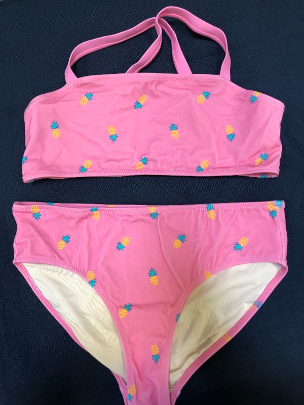 Photo 2 of Amazon Essentials Girls and Toddlers' 2-Piece Bikini Set XXL 
