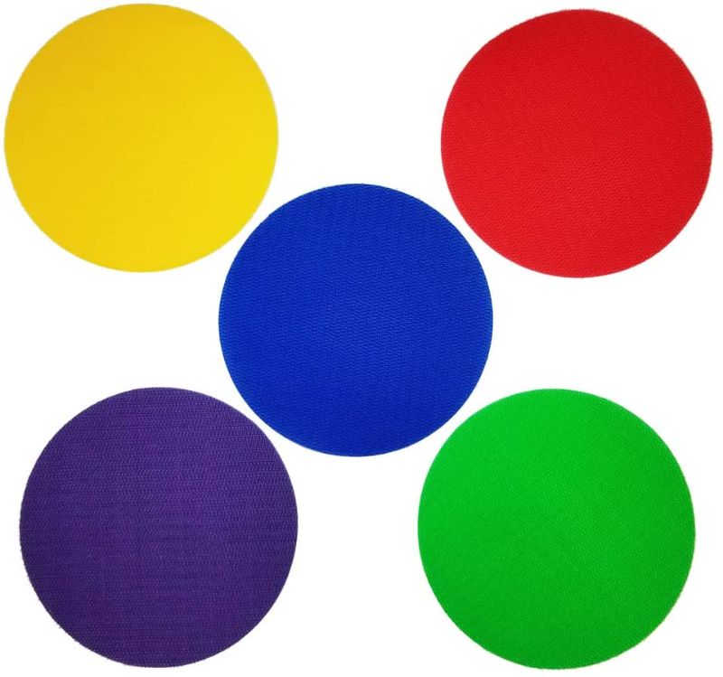 Photo 1 of Optego RugRounds Carpet Spot Markers for Classroom Activities, Large 5 Inch Diameter, 30-Pack, Multicolored
6 Colors each
