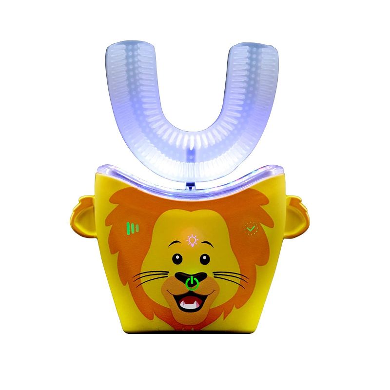 Photo 1 of AutoBrush Kids Whole Mouth Electric Toothbrush and Training Brush - Built in Music, Timer, and Lights - Teach and Make Healthy Oral Habits Fun (Ages 5-7, Lion)
