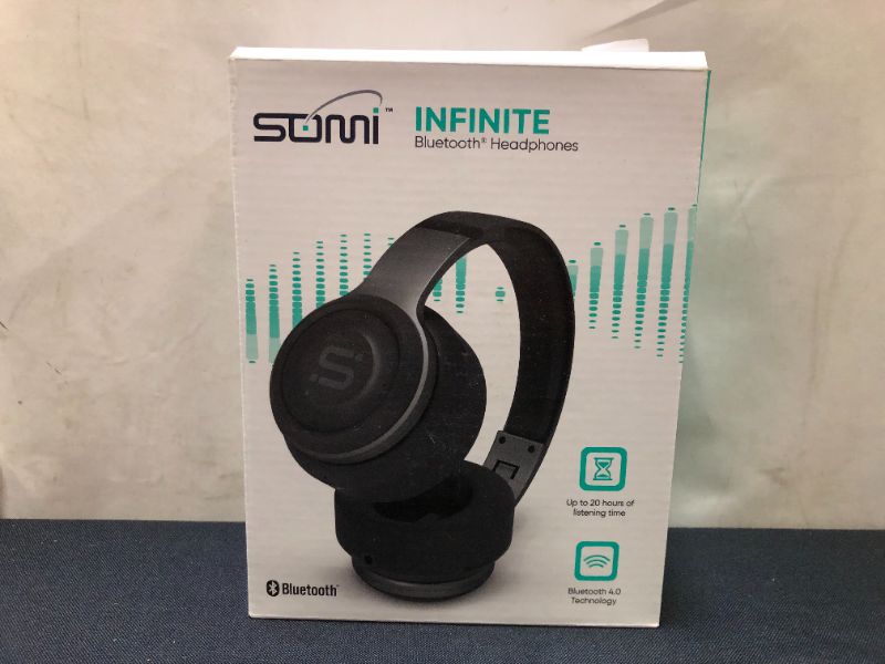 Photo 2 of SoMi Infinite Wireless Over-ear Headphones - Gunmetal
BRAND NEW FACTORY SEALED