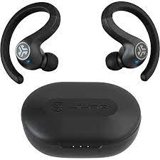 Photo 1 of (Renewed) JLAB Audio Jbuds Air True Wireless Signature Bluetooth Earbuds, Charging Case, Black, IP55 Sweat Resistance, Bluetooth 5.0 Connection
