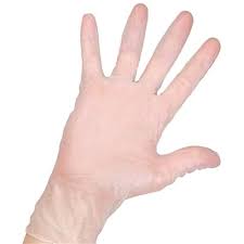 Photo 1 of Basic Extra Large Vinyl Synthetic Exam Gloves - 100 ct