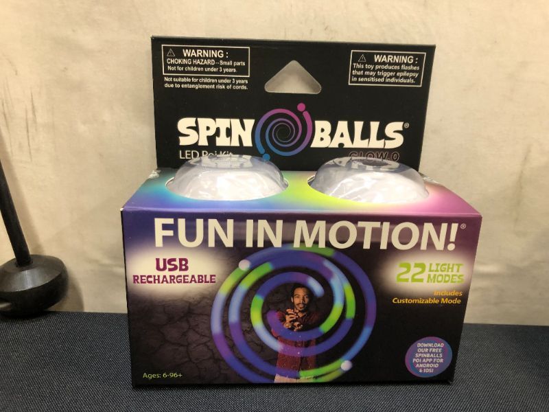 Photo 1 of Spinballs LED Glow Poi
