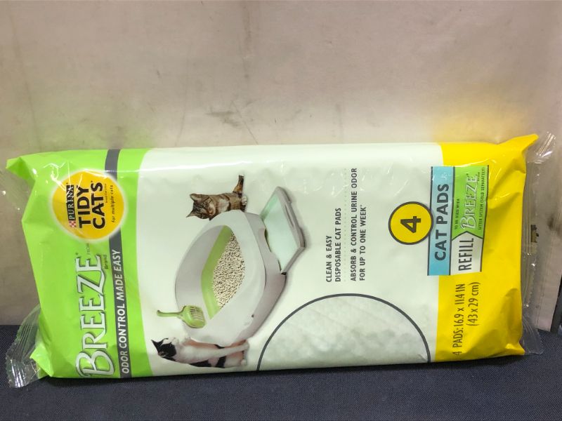 Photo 2 of 1 pack Tidy Cats Breeze Litter System Cat Pads, 4 pcs 