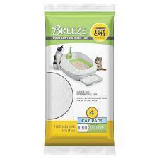 Photo 1 of 1 pack Tidy Cats Breeze Litter System Cat Pads, 4 pcs 