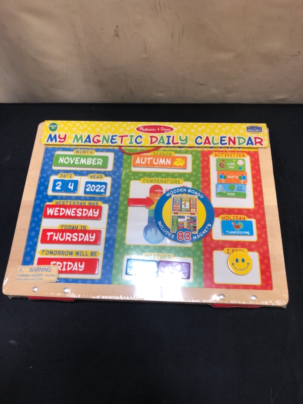 Photo 2 of Melissa & Doug My First Daily Magnetic Calendar
