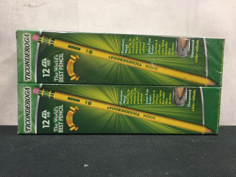 Photo 2 of  Ticonderoga® #2 Pencils, #2 Lead, Soft, Pack of 72
