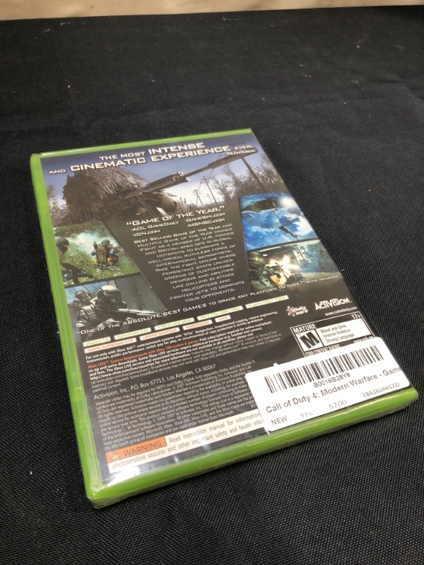 Photo 3 of Call of Duty 4: Modern Warfare - Game of the Year Edition - FACTORY SEALED 
