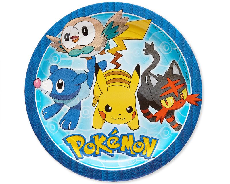 Photo 1 of 1 Pack Pokemon 9" Paper Plates - 8ct

