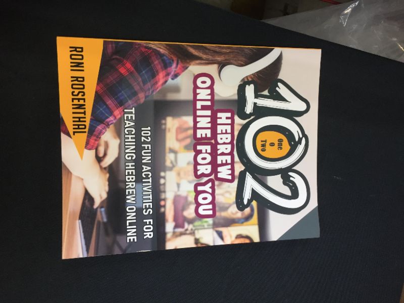 Photo 1 of 102 Hebrew Online For You: 102 Fun activities for teaching Hebrew online Paperback – Illustrated, August 1, 2020
