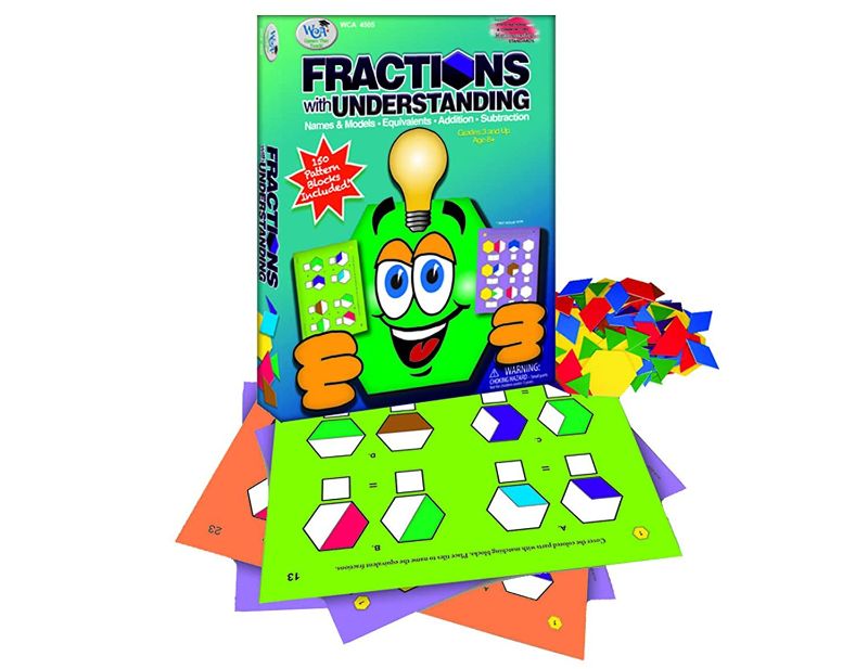 Photo 1 of Learning Advantage 4505 Fractions with Understanding Game, Grade: 3 to 7, 12.5" Height, 1.5" Width, 9" Length
