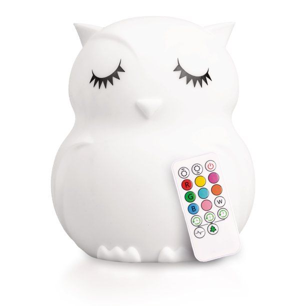 Photo 1 of Lumipets LED Kids' Night Light Lamp with Remote - Owl