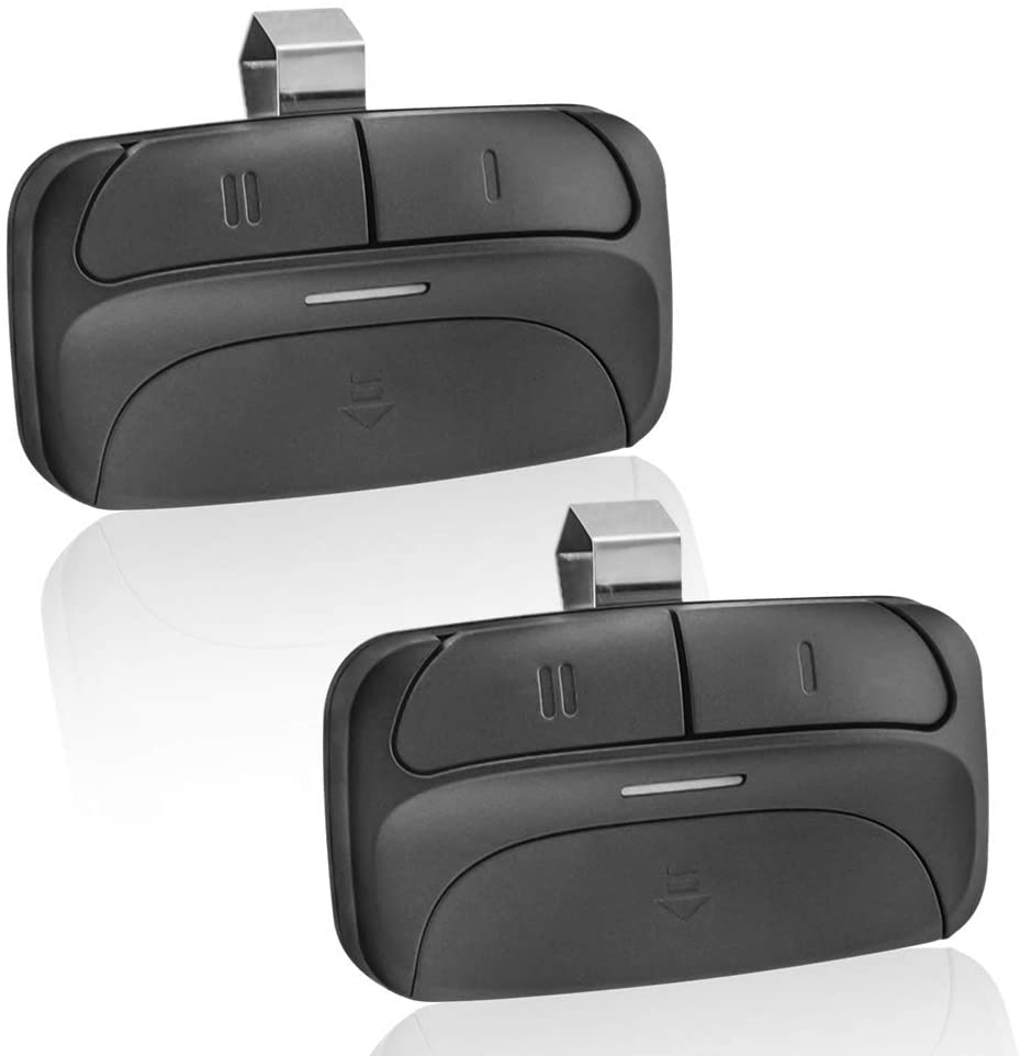 Photo 1 of Universal Garage Door Opener Remote Replacement for Chamberlain Liftmaster Linear,Stanley,Craftsman, Works Multi-Frequency 300/310/315/318/390MHz etc- 2 Pack