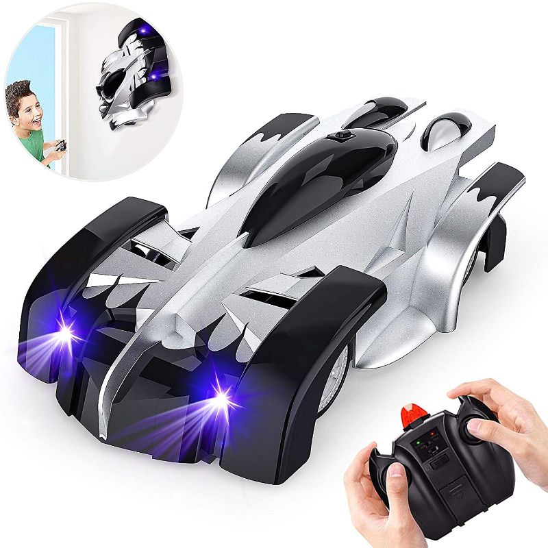 Photo 1 of EpochAir Wall Climbing Remote Control Car Dual Mode 360° Rotating RC Stunt Cars with Headlight Rechargeable Toys for Boys Gift for 4 5 6 7 8-12 Year Old Kids (Normal)
