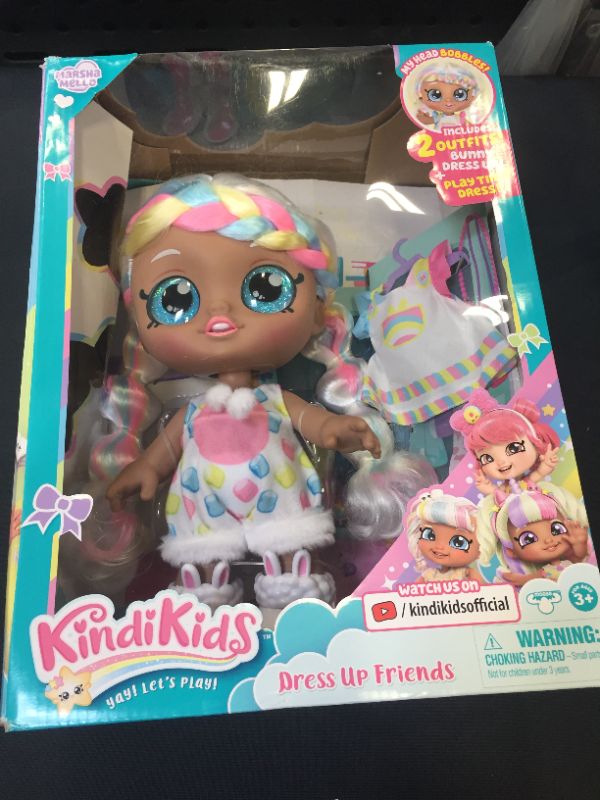 Photo 2 of Kindi Kids Dress up Friends - 10" Doll with 2 Outfits - Marsha Mello Bunny
