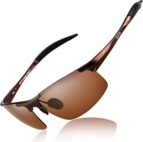 Photo 1 of Duco Mens Sports Polarized Sunglasses UV Protection Sunglasses for Men 8177s
