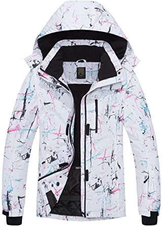 Photo 1 of FREE SOLDIER Women's Waterproof Ski Snow Jacket Fleece Lined Warm Winter Rain Jacket with Hood Fully Taped Seams MEDIUM