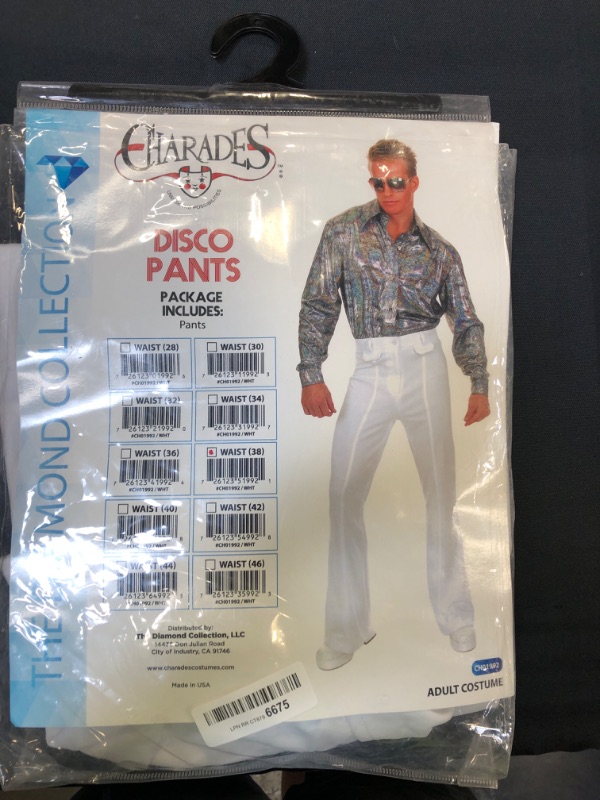 Photo 1 of Charades Men's Disco Pants
w38