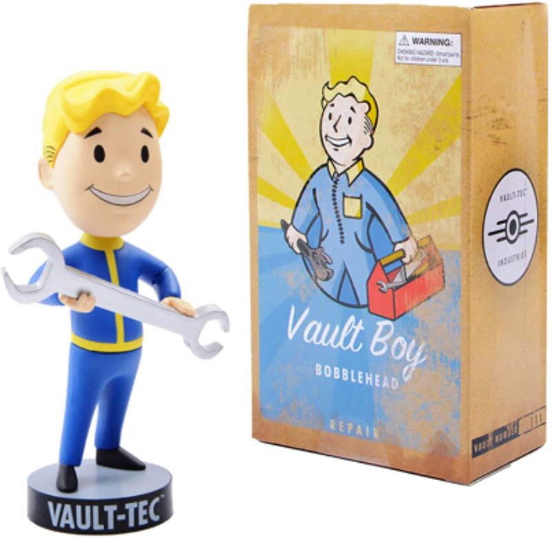 Photo 1 of Gaming Heads Fallout 76 Bobbleheads Series 1 Repair, Vault-Tec 111

