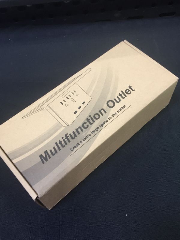 Photo 1 of Socket Outlet Shelf, ON2NO Surge Protector Wall Outlet, 3AC Outlet and 4 USB Charging Ports, Electric Outlet Extender with Built-in Shelf and Smart Night Light to Create Charging Station in Home