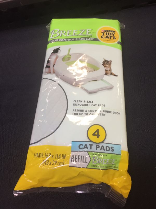 Photo 2 of Purina Tidy Cats BREEZE Cat Pads Refill Pack, 7.5 oz., Count of 4
