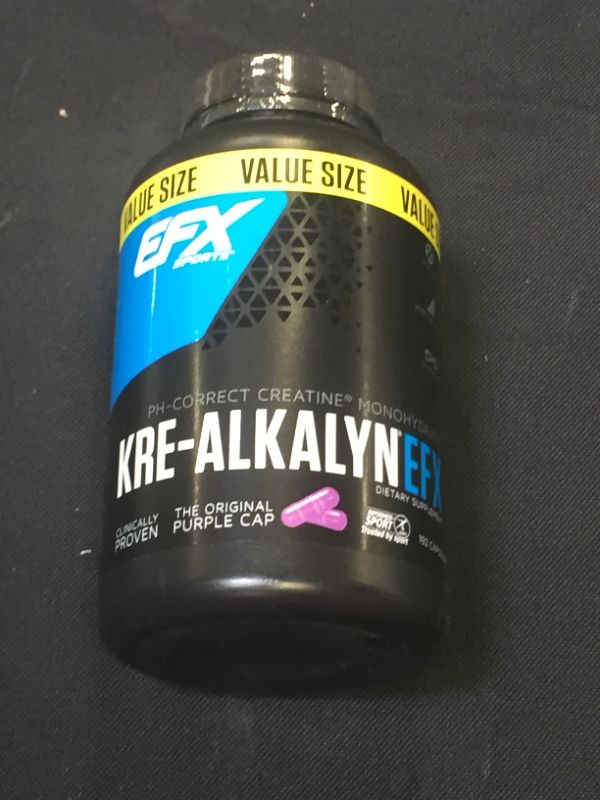View 2 of EFX Sports Kre-Alkalyn | PH-Correct Creatine Monohydrate | Multi-Patented Formula, Gain Strength, Build Muscle & Enhance Performance - 192 01/2026