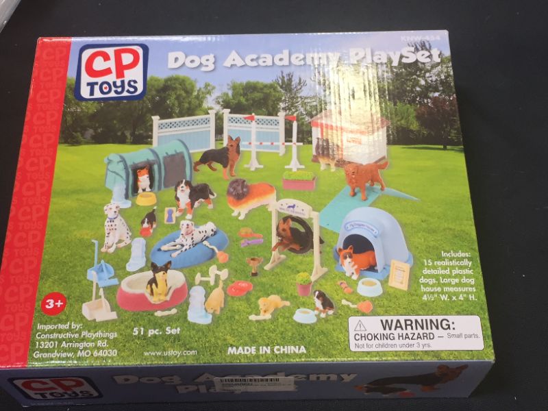 Photo 2 of Constructive Playthings Dog Academy 51 pc. Playset
