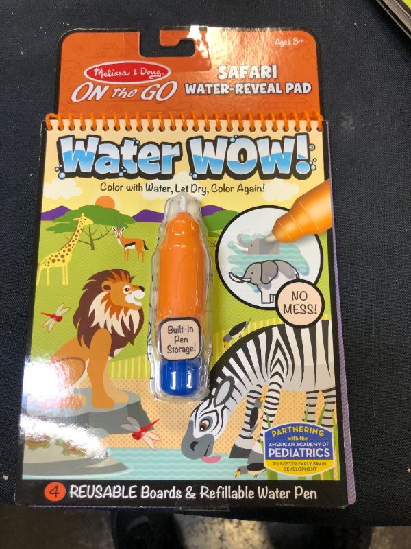 Photo 2 of Melissa & Doug On the Go Water Wow! Reusable Water-Reveal Activity Pad - Safari
