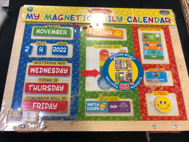 Photo 1 of Melissa & Doug My First Daily Magnetic Calendar
