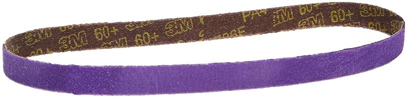 Photo 1 of 3M Cubitron II File Belt, 33445, 60+, 1/2 in x 18 in (12.7 mm x 457.2 mm), 10 belts per carton
