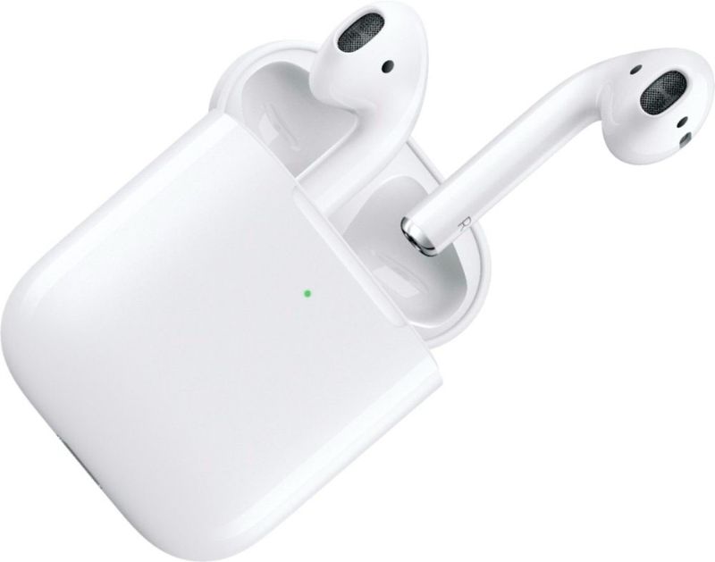 Photo 1 of Apple AirPods (2nd Generation) MV7N2AM/a with Charging Case - Stereo - Wireless - Bluetooth - Earbud - Binaural - in-ear