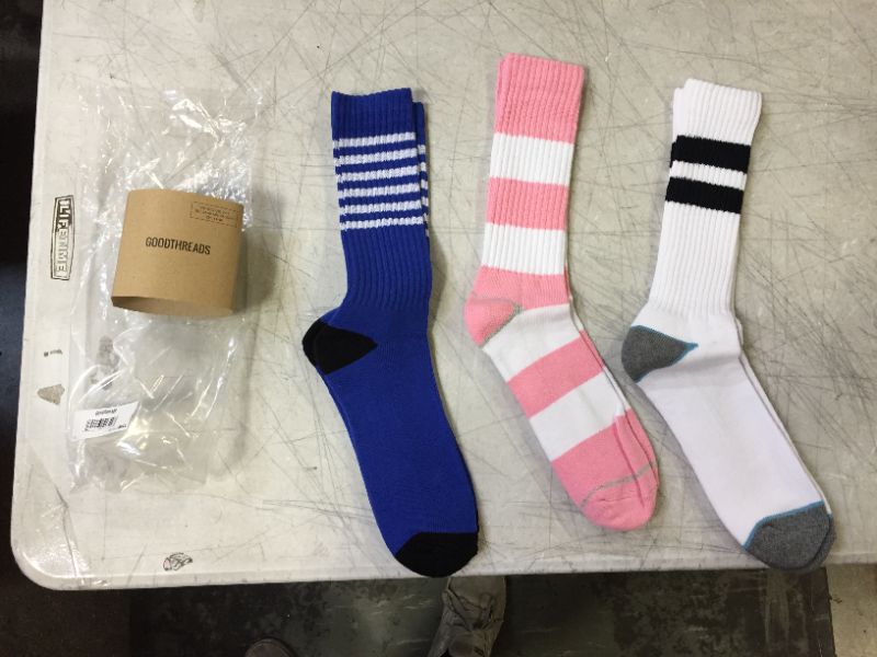 Photo 1 of Set of 3 mid calf adult socks